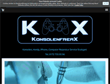 Tablet Screenshot of konsolenfreax.de